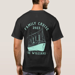 Personalized Family Vacation Cruise Ship Trip T-Shirt