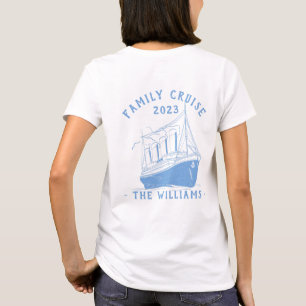 Personalized Family Vacation Cruise Ship Trip T-Shirt