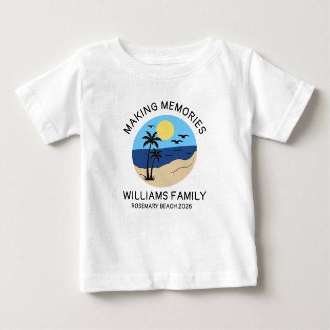 Personalized Family Vacation Men's Basic T-Shirt (Front)