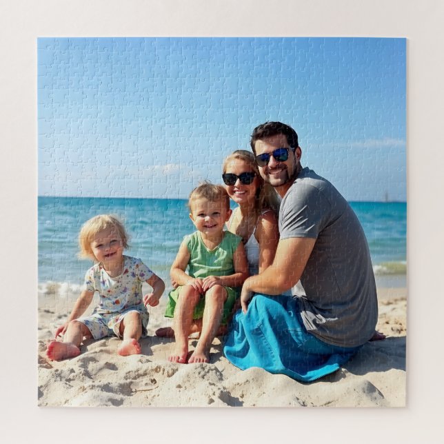 Personalized Family Vacation Photos  Jigsaw Puzzle (Vertical)
