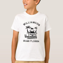 Personalized family vacation T-Shirt