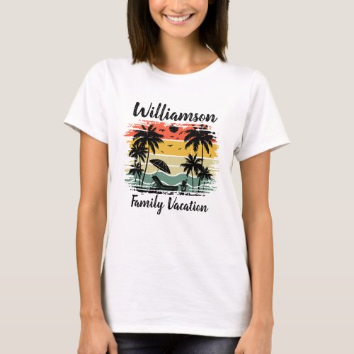 Personalized family vacation T_Shirt