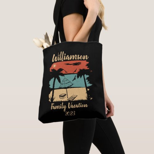 Personalized family vacation T_Shirt Tote Bag