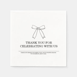 Personalized Fancy Party Napkins
