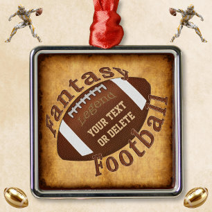 Personalized Fantasy Football Christmas Ornaments