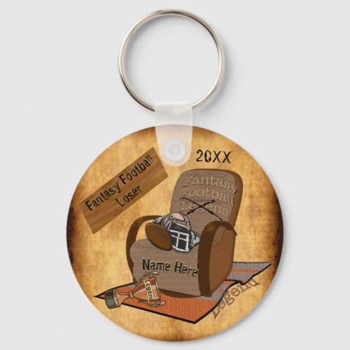 Personalized Fantasy Football Loser Gifts Cheap Keychain