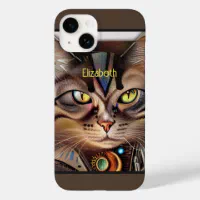 Personalized Fantasy Warrior Cat Case Mate iPhone Case Zazzle