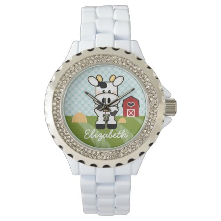 Personalized Farm Cow Watch