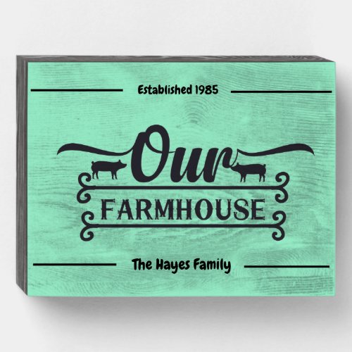 Personalized Farm Family Sign with Date