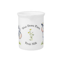 Personalized Farm Milk Jug