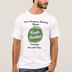 Personalized Farmers Market T-Shirt