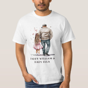 Personalized Father and Daughter (2) T-Shirt