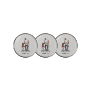 Personalized Father and Daughter Golf Ball Marker