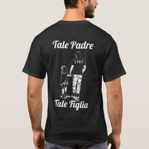 Personalized Father And Daughter Name Fathers Day T-Shirt