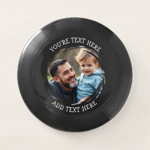 Personalized Father and his Kids Template Wham-O Frisbee