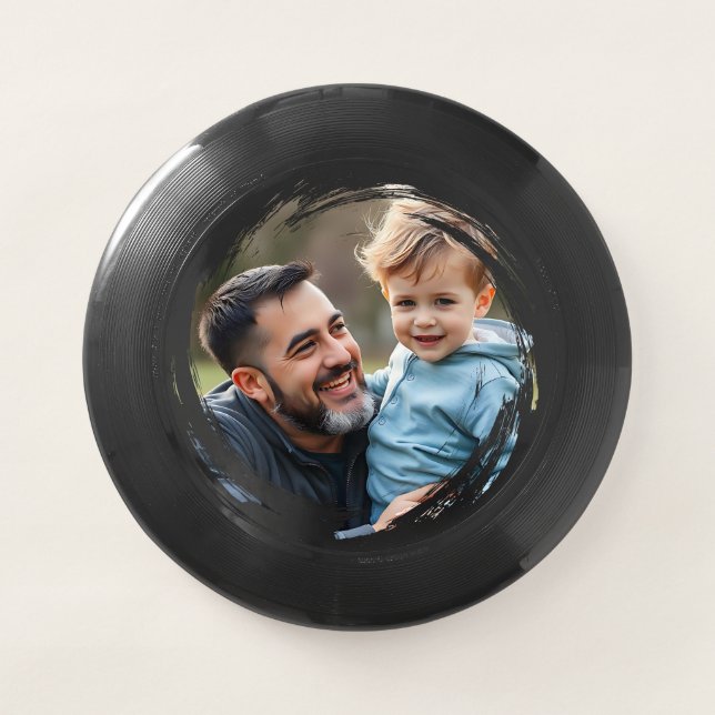 Personalized Father and his Kids Template  Wham-O Frisbee (Front)