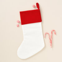 Airplane Santa Stocking 