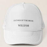 Personalized Father of the Bride Trucker Hat