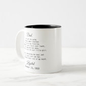 Personalized Father of The Bridge Two-Tone Coffee Mug (Front Left)