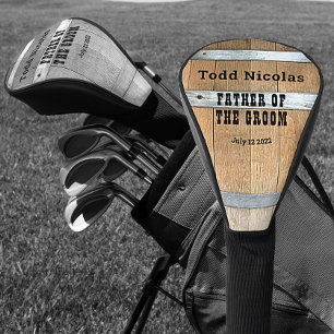 Personalized Father of the Groom Golf Head Cover