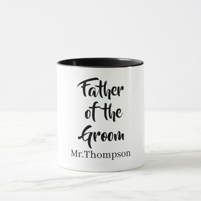 Personalized Father of the Groom Mug (Center)