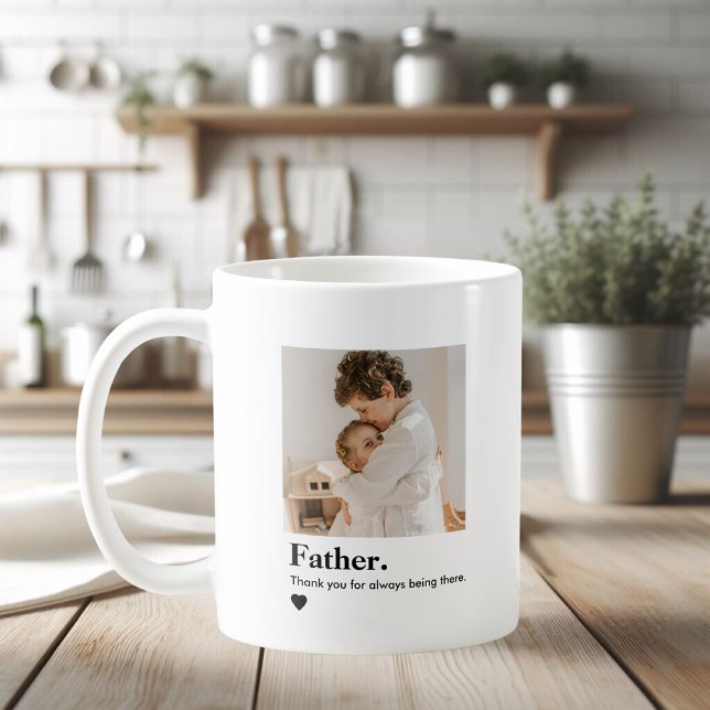 Personalized Father Photo | Custom Gift for Dad Coffee Mug (Creator Uploaded)