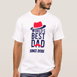 Personalized Father’s Day Best Dad Since Gift T-Shirt