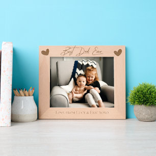 Personalized father’s Day Custom Gift for dad Engraved Frames