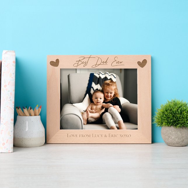 Personalized father’s Day Custom Gift for dad Engraved Frames (Creator Uploaded)