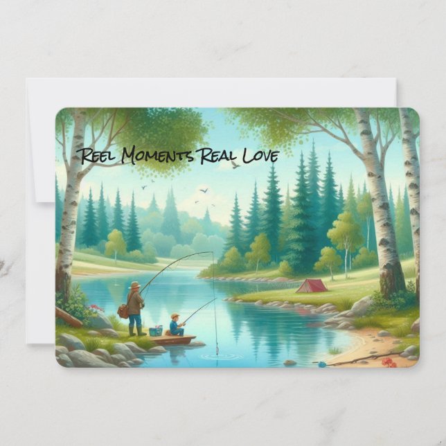 Personalized Father’s Day Fishing Card  (Front)