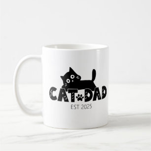 Personalized Father’s Day Gift for Cat Lovers Coffee Mug