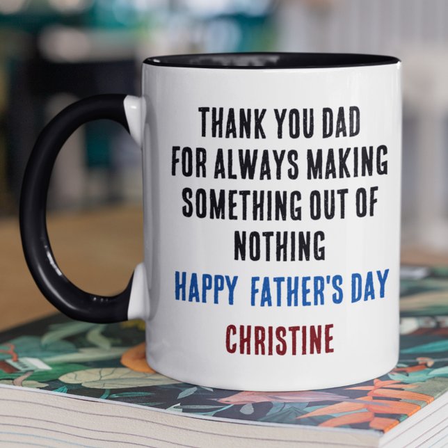 Personalized Father’s Day Mug with Custom Message (Creator Uploaded)
