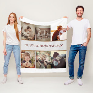 Personalized Father’s Day Photo Blanket