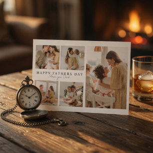 Personalized Father’s Day Photo Custom Dad Gift Holiday Card