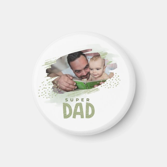 Personalized Father’s Day Photo Magnet (Front)