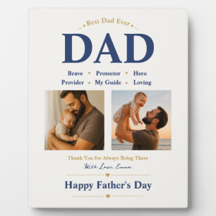 Personalized Father’s Day Photo Plaque