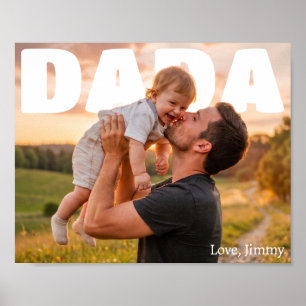 Personalized Father’s Day PhotoPop Photo Poster
