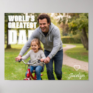 Personalized Father’s Day PhotoPop Photo Poster