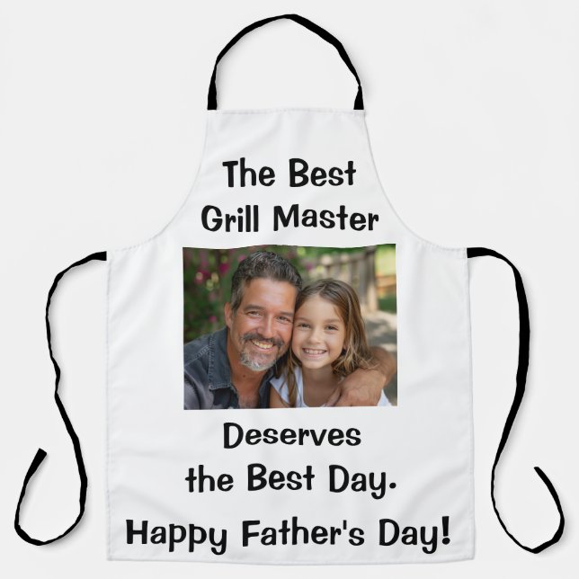 Personalized Father's Day Apron (Front)