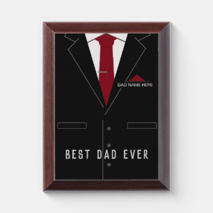Personalized Father's Day Award Plaque Custom Text