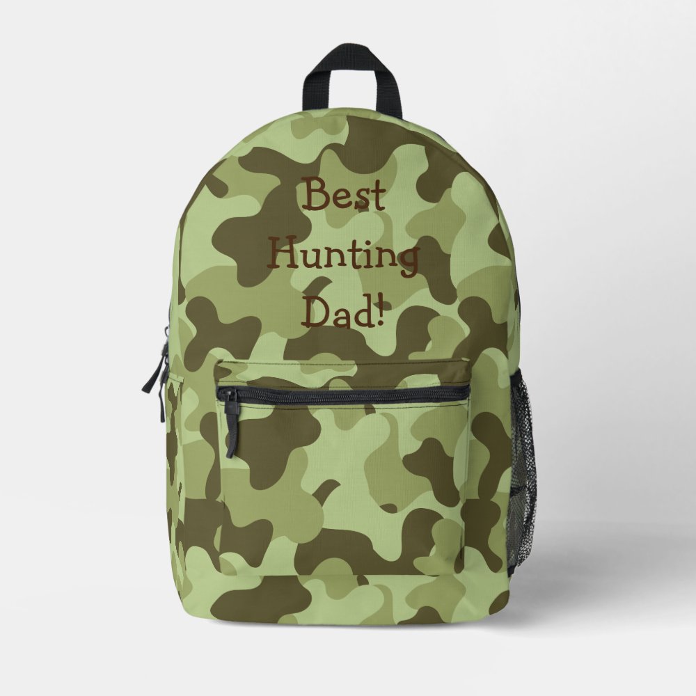 Personalized Name Father's day Gift Camouflage Backpack