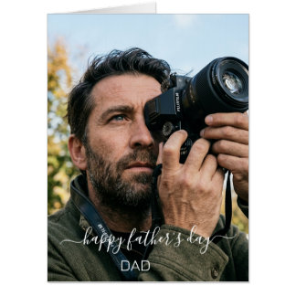 Personalized Father's Day Card Custom Dad Photo