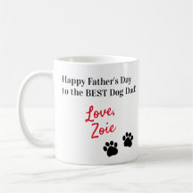 Personalized Father's Day From Dog
