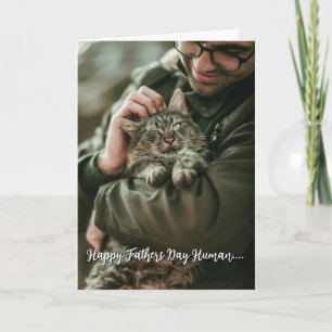 Personalized Fathers Day From the Cat Card