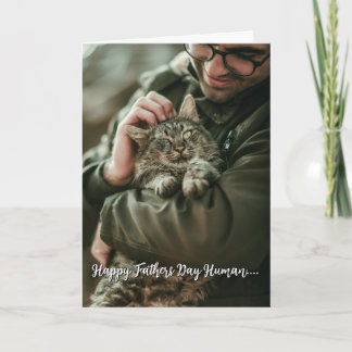 Personalized Fathers Day From the Cat Card