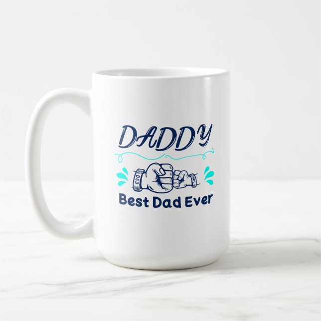  Personalized Father's Day Gift Daddy Coffee Mug (Left)