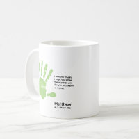 Personalized Teacher Coffee Mug - Kids Handprints