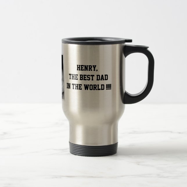 Personalized Fathers Day Mugs ADD YOUR PHOTO (Right)