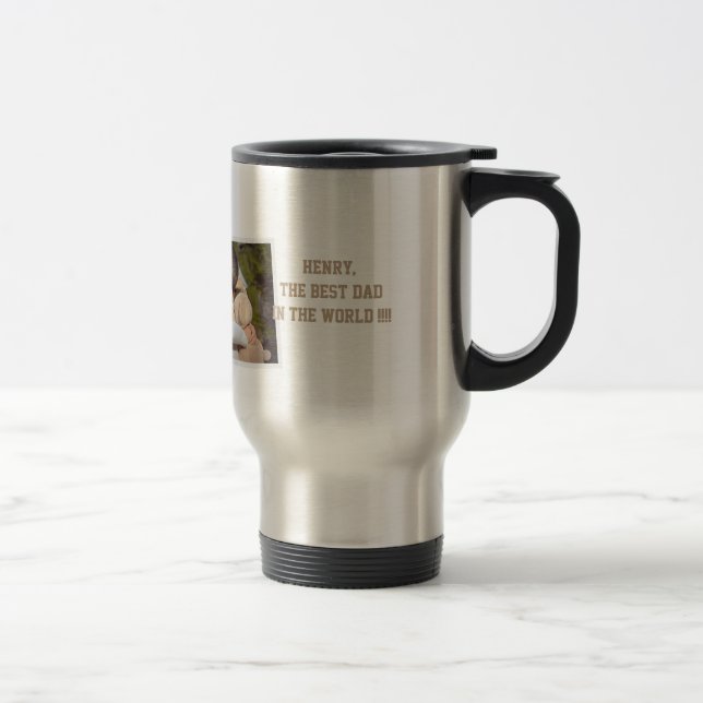 Personalized Fathers Day Mugs ADD YOUR PHOTO (Right)