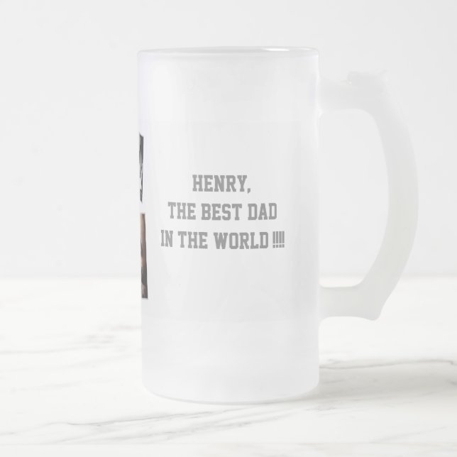 Personalized Fathers Day Mugs ADD YOUR PHOTO (Right)